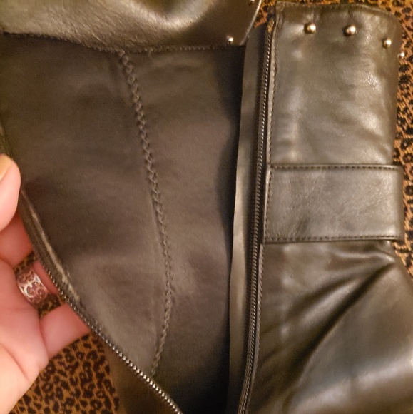 Leather boots S 8-8.5 NEW - Picture 3 of 8